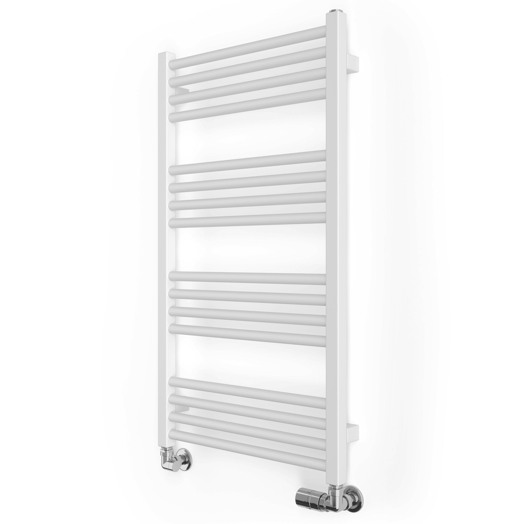 Terma Fiona T-Rail White Flat Towel Warmer (W)500mm X (H)900mm Price Comparisons | Compare The Build