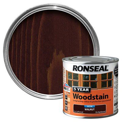 Ronseal Walnut High Satin Sheen Wood Stain, 250 Price Comparisons | Compare The Build