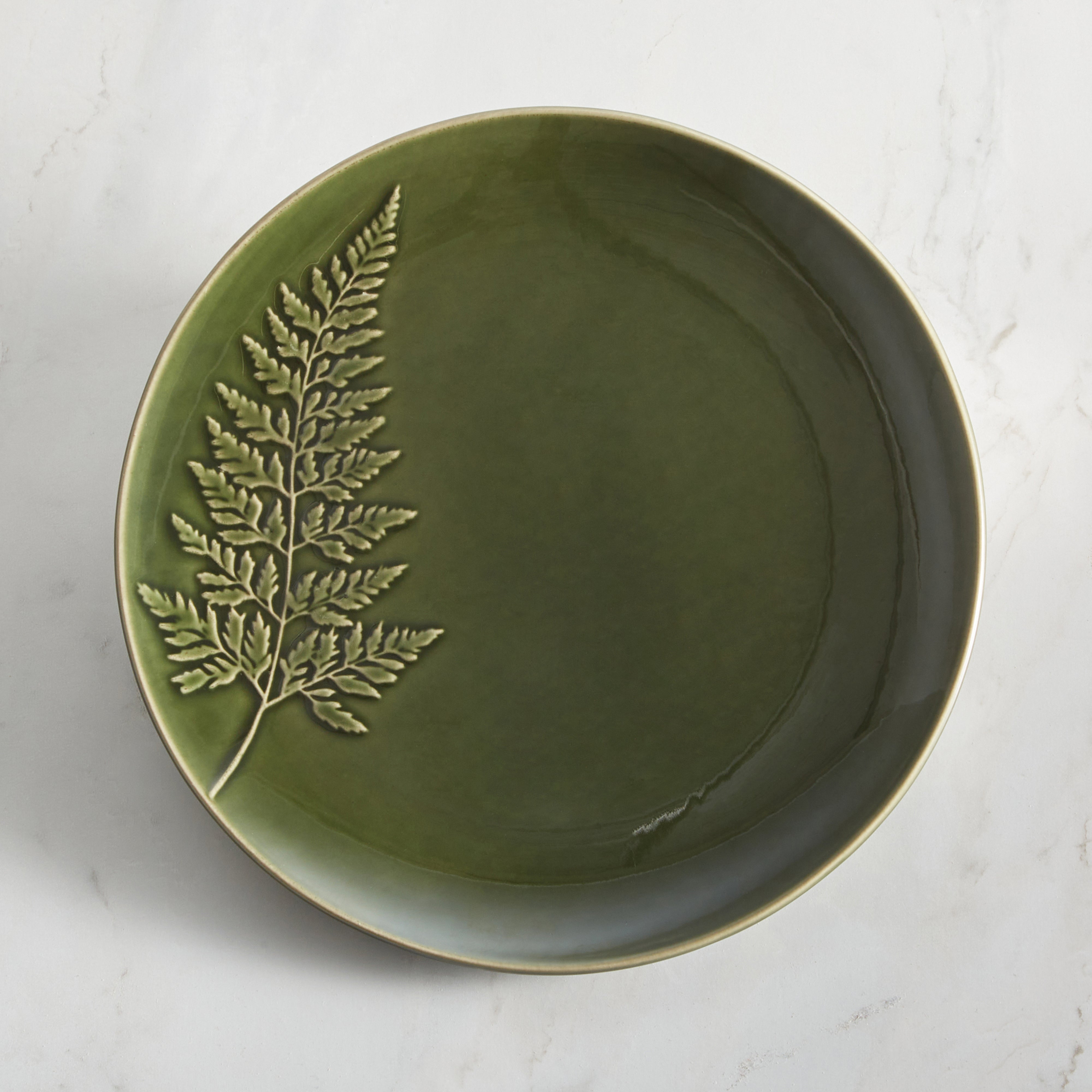 Churchgate Embossed Fern Side Plate Fern (Green) Price Comparisons | Compare The Build