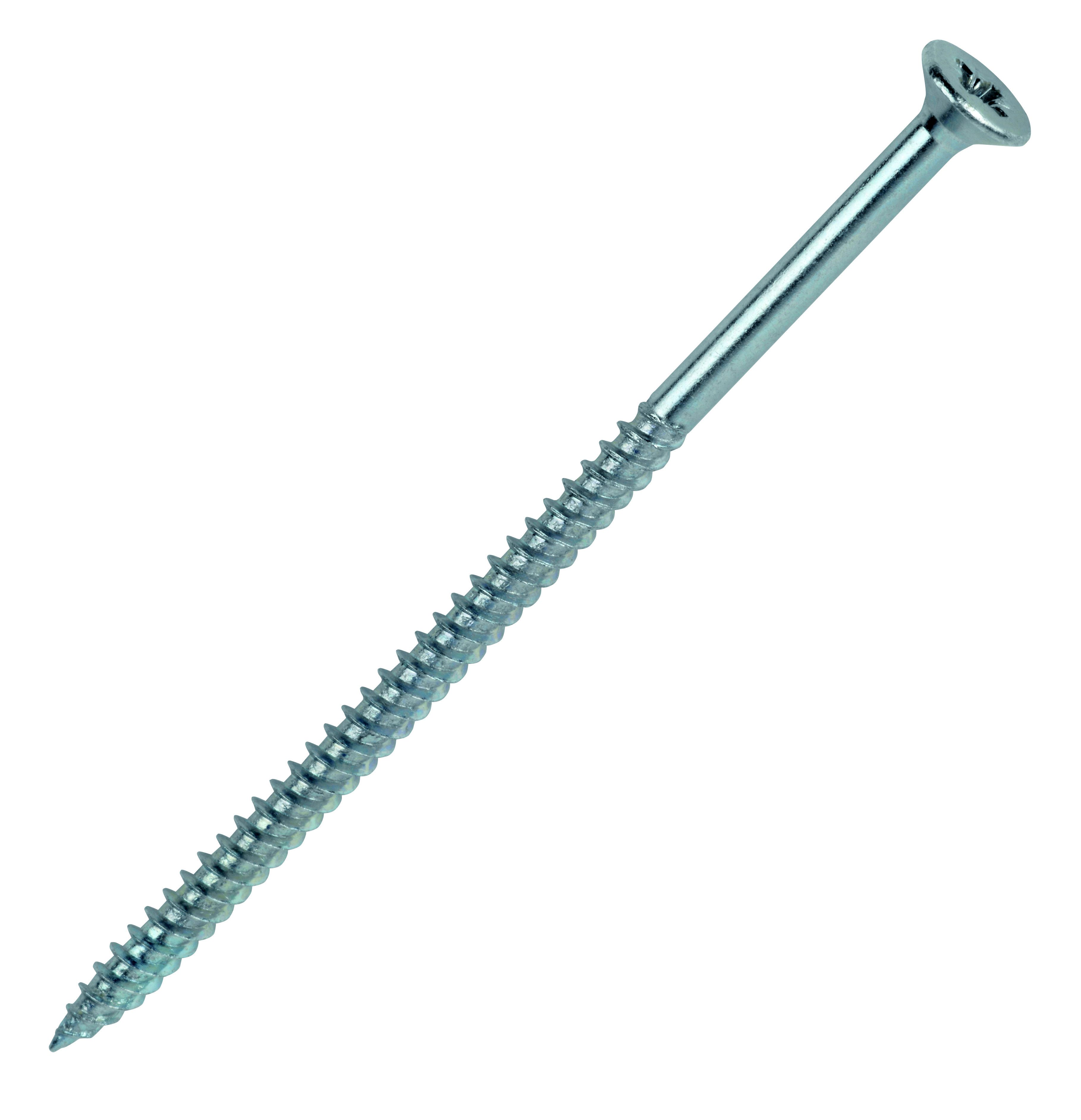 Quicksilver Zinc-Plated Steel Wood Screw (Dia)8mm (L)50.8mm, Pack Of 200 Price Comparisons | Compare The Build