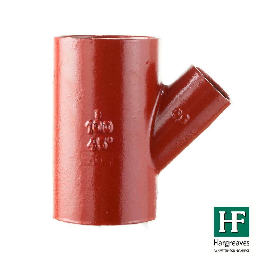 Cast Iron Halifax Soil Branch - 45 Degree x 150mm x 100mm Price Comparisons | Compare The Build