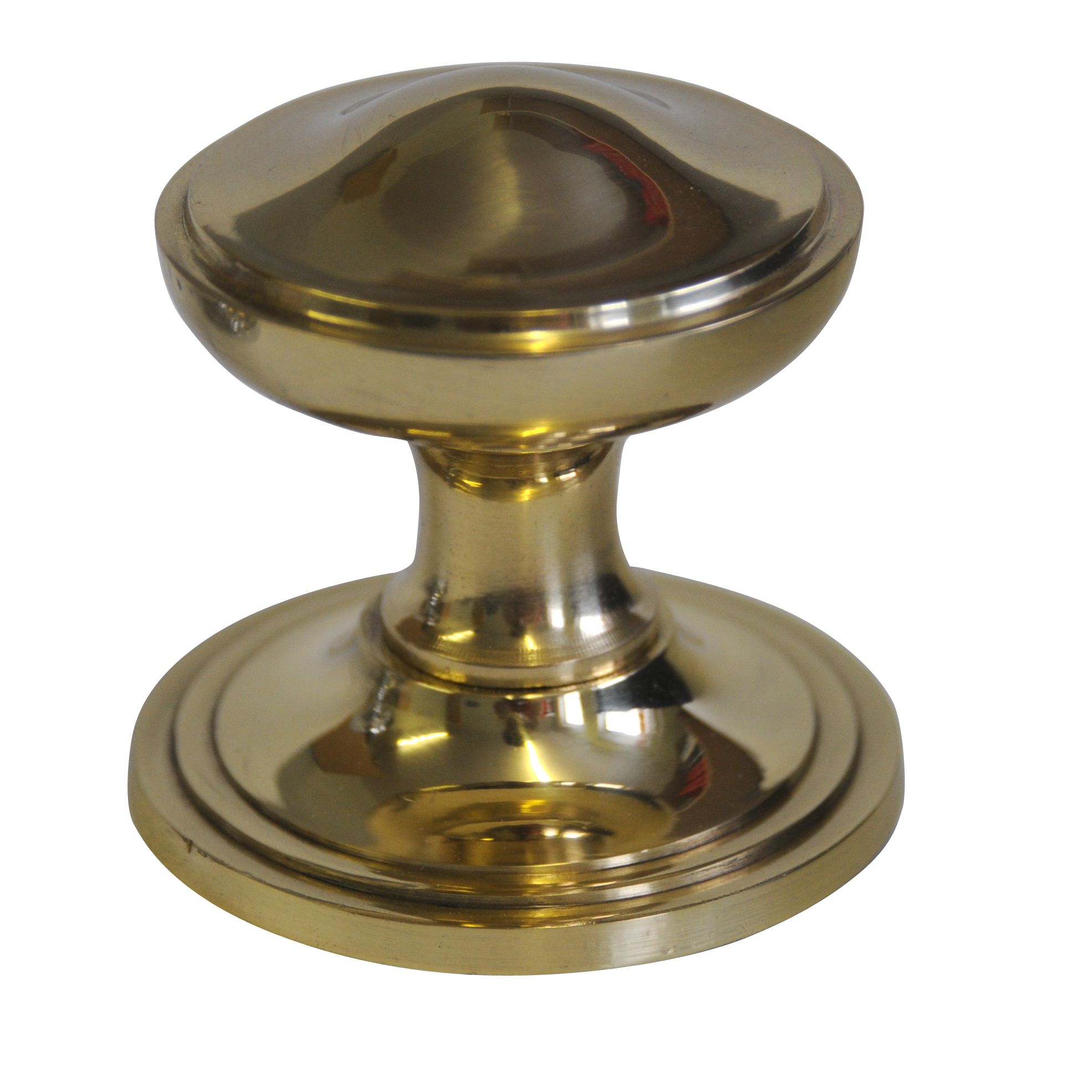 The House Nameplate Company Brass Round External Door Knob (Dia)80mm | Compare The Build