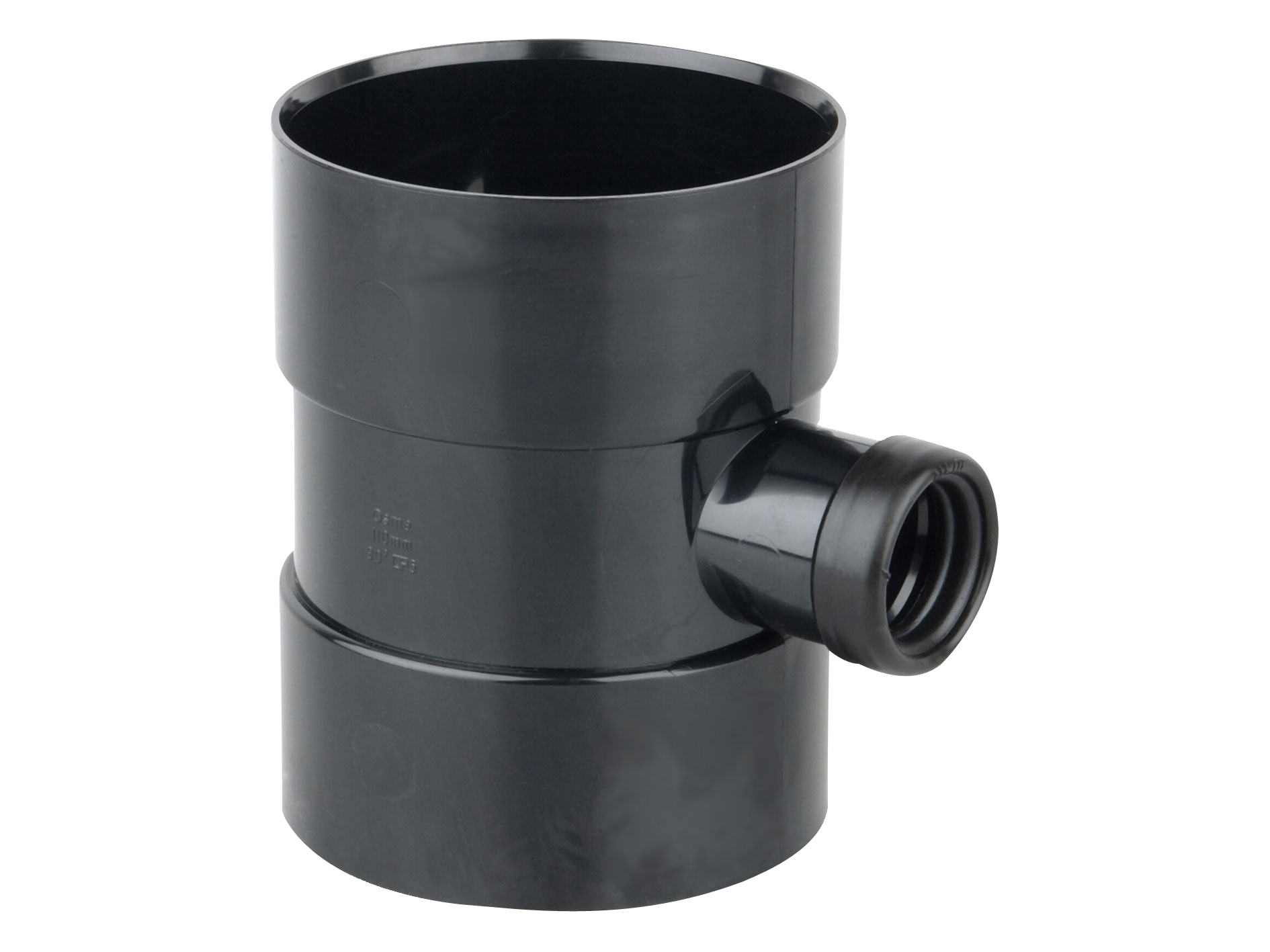 Wavin OsmaSoil D/SW bossed pipe 32x110mm black Price Comparisons | Compare The Build