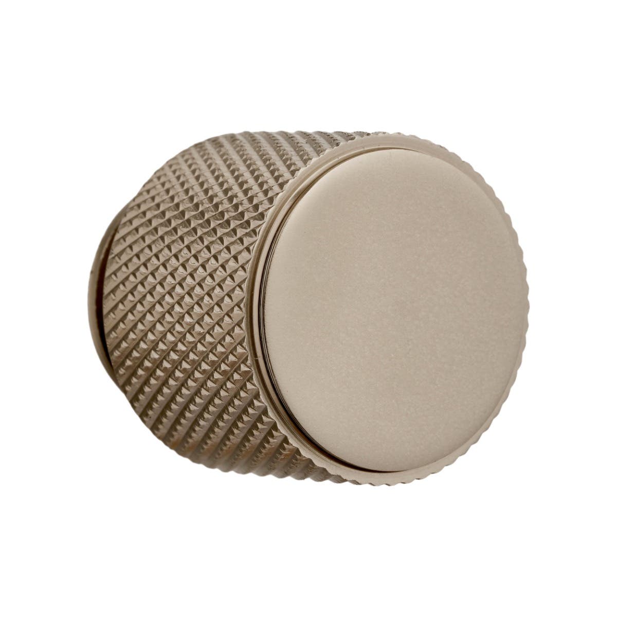 Kensington Knurled Cabinet Wardrobe Drawer Knob Brushed Nickel - 25mm | Compare The Build