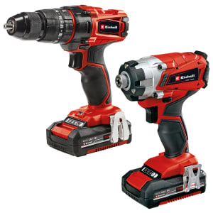 Einhell Power X-Change 18V Cordless 2 x 2.0Ah Combi Drill & Impact Driver Twin Kit | Compare The Build