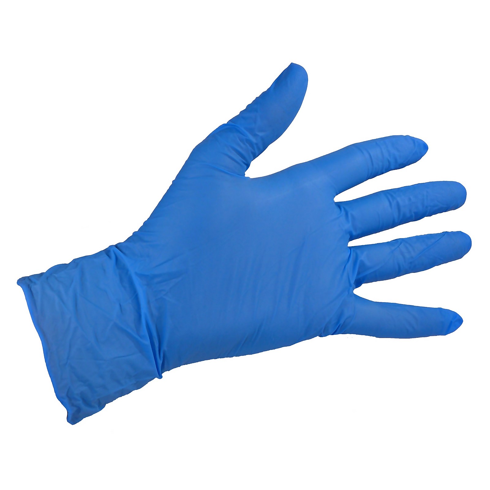 Blue Vinyl Gloves - Medium - 10 Pack | Compare The Build