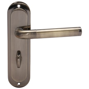 Madrid Antique Brass Bathroom Door Handle - 1 Pair Price Comparisons | Compare The Build