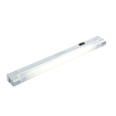 Masterlite Silver Effect Mains-Powered Fluorescent Cabinet Light Ip20 (W)23mm Price Comparisons | Compare The Build