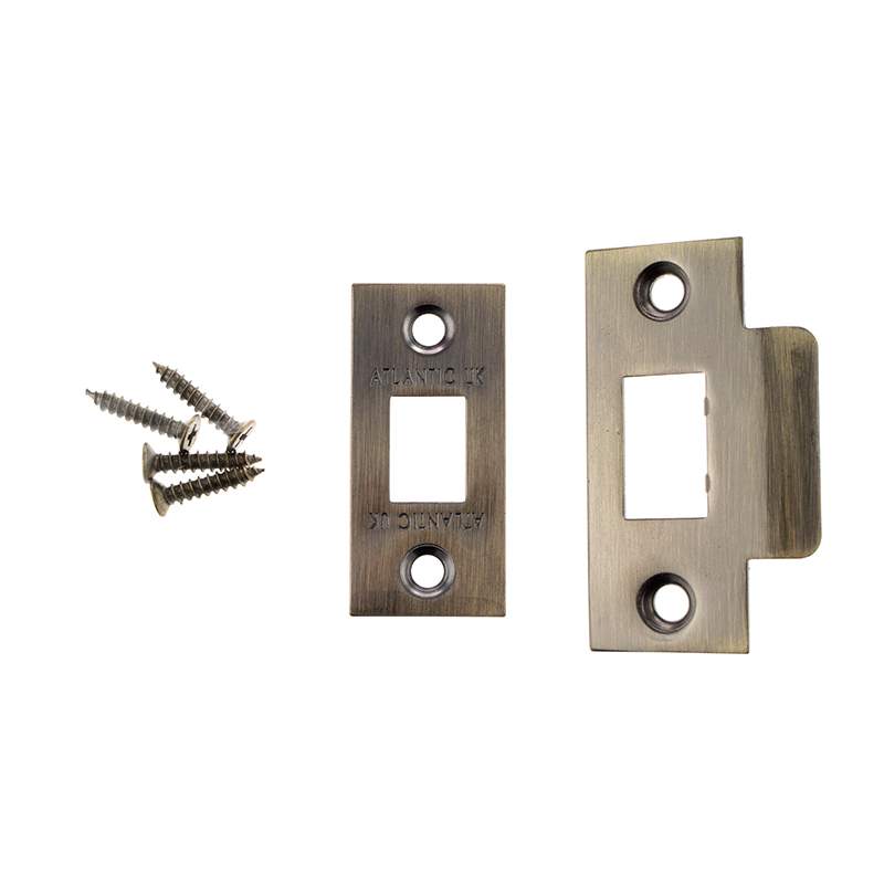 Atlantic Tubular Latch Face Plate Kit - Antique Brass Atlantic UK ALFPAB | Compare The Build