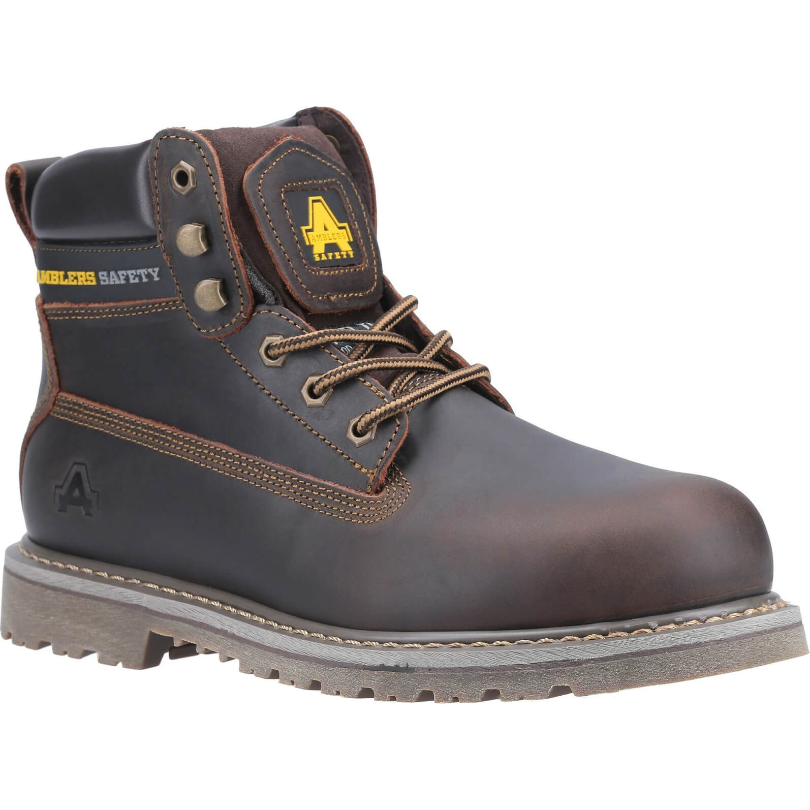 Amblers Safety FS164 Goodyear Welted Industrial Safety Boot Brown Size 10 Price Comparisons | Compare The Build