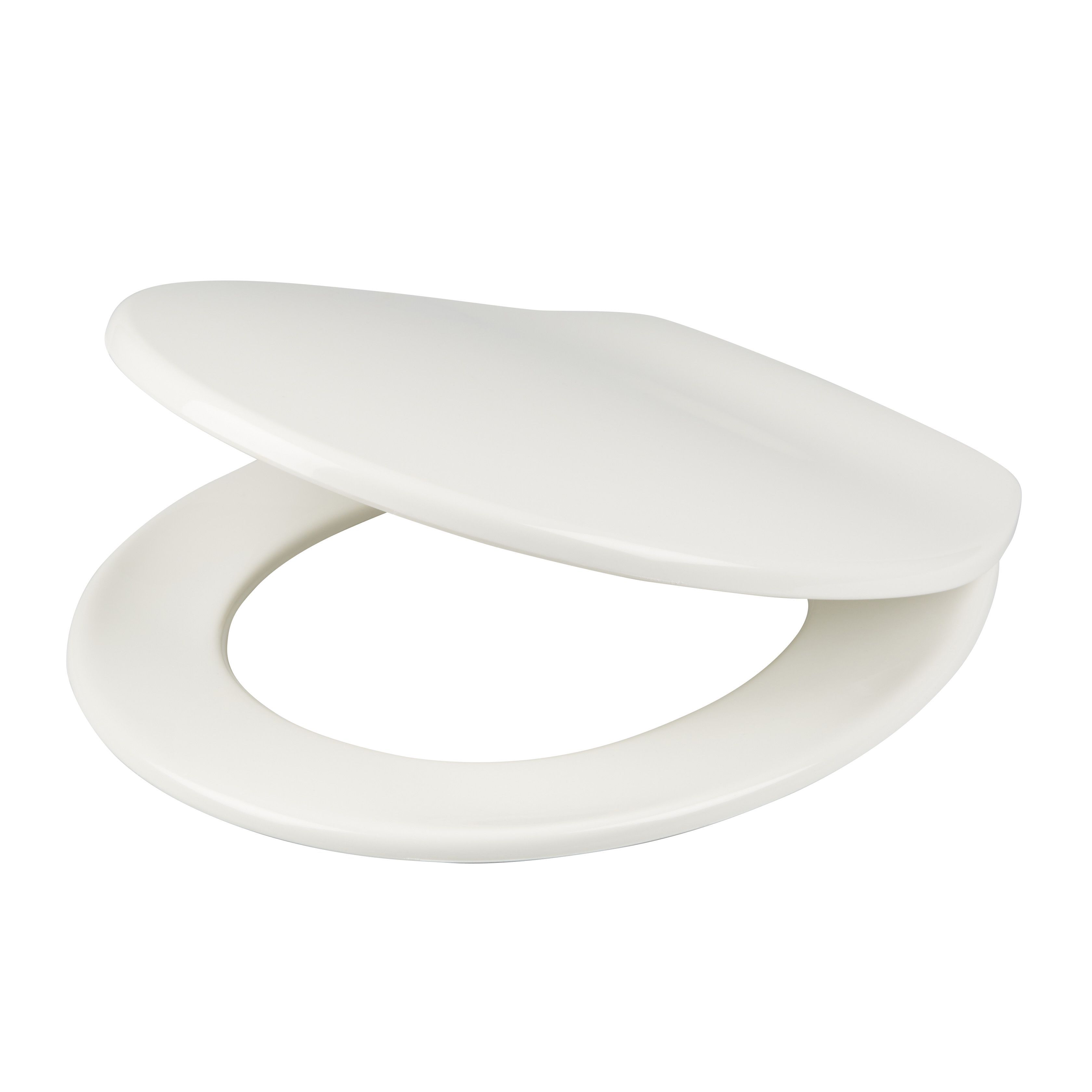 Dubourgel Himara White Bottom Fix Standard Close Toilet Seat Price Comparisons | Compare The Build