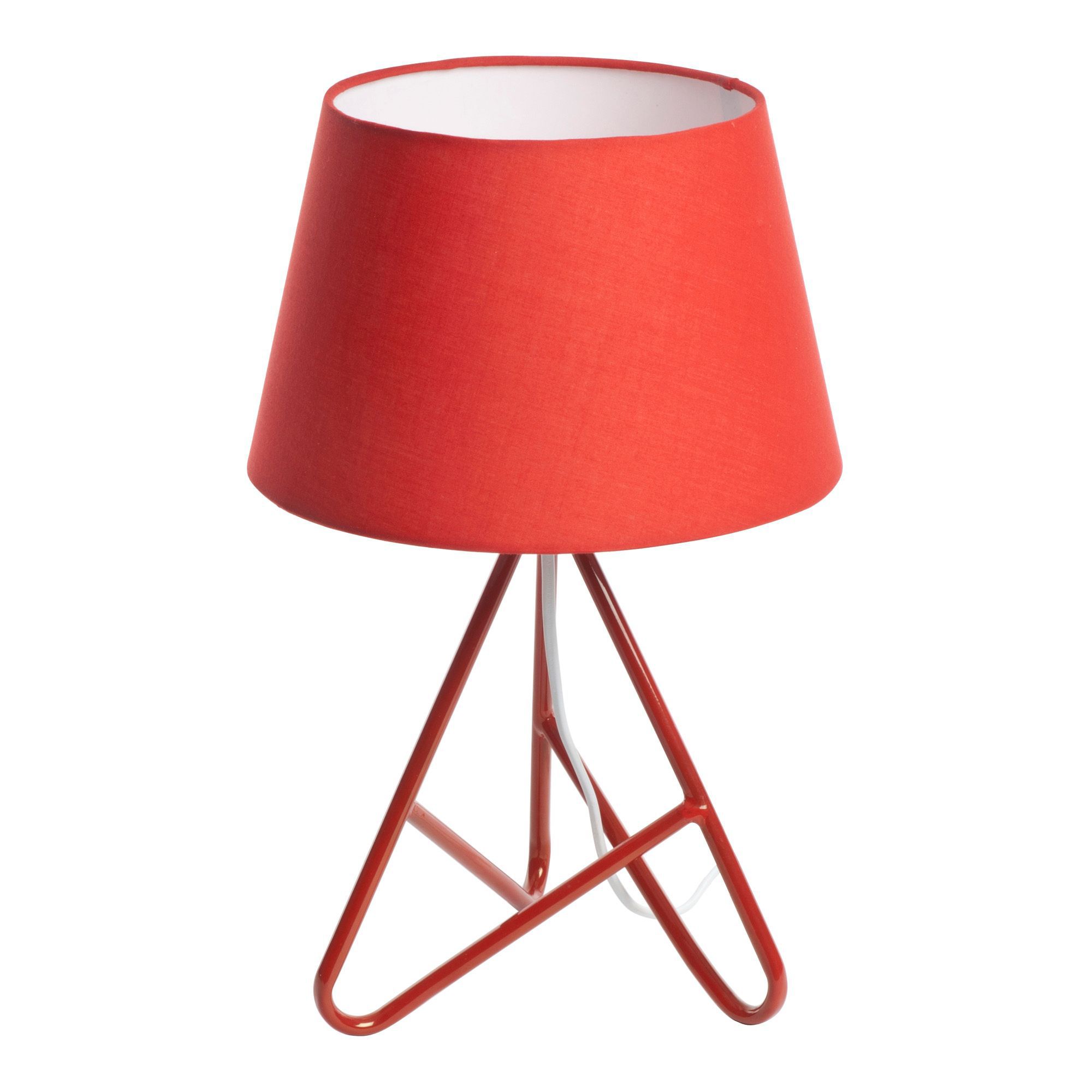 Funki Matt Red Halogen Table Lamp | Compare The Build