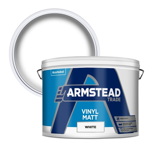 Armstead Trade Vinyl Matt 10L White Price Comparisons | Compare The Build