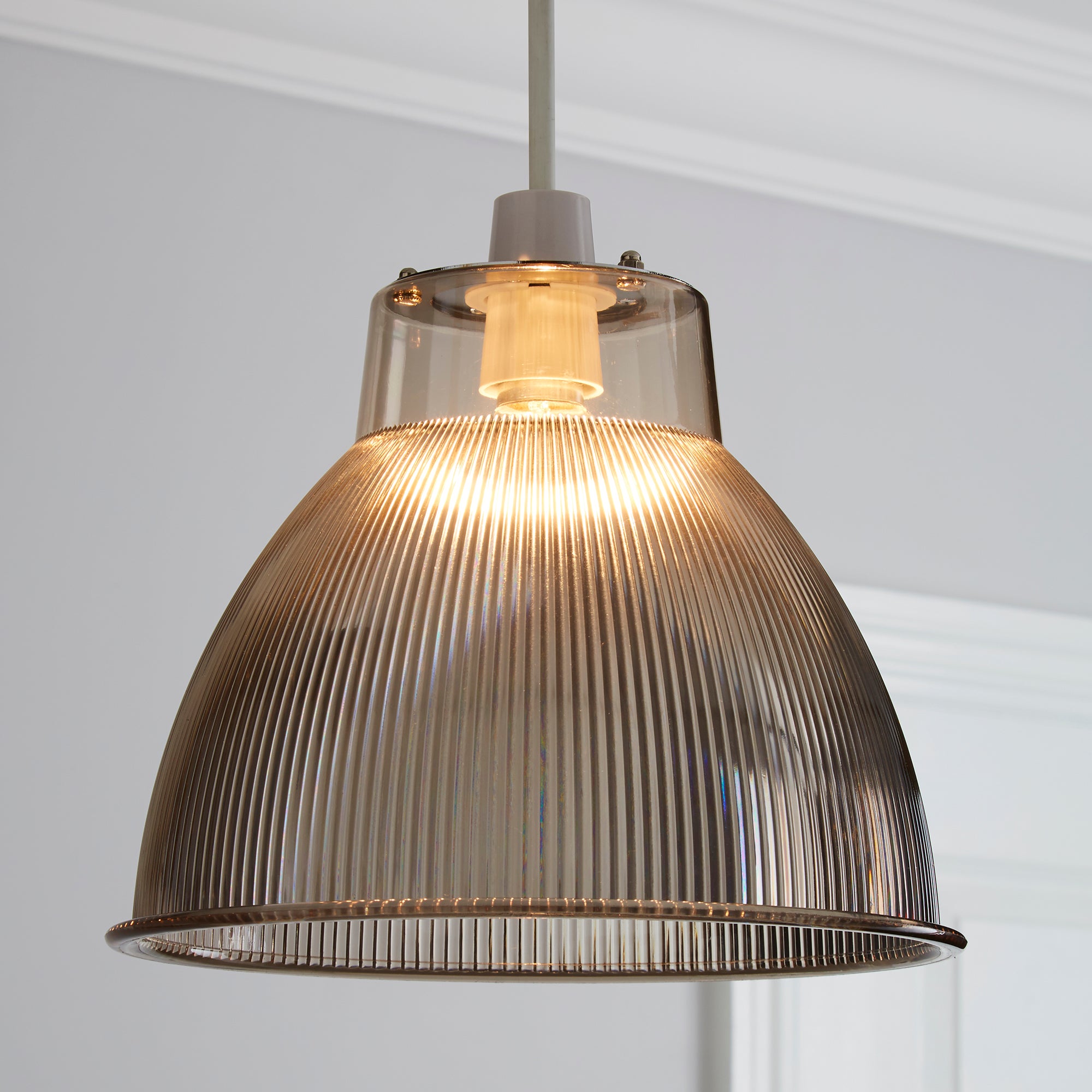 Alanya Smoked Acrylic Easy Fit Pendant Smoked Price Comparisons | Compare The Build