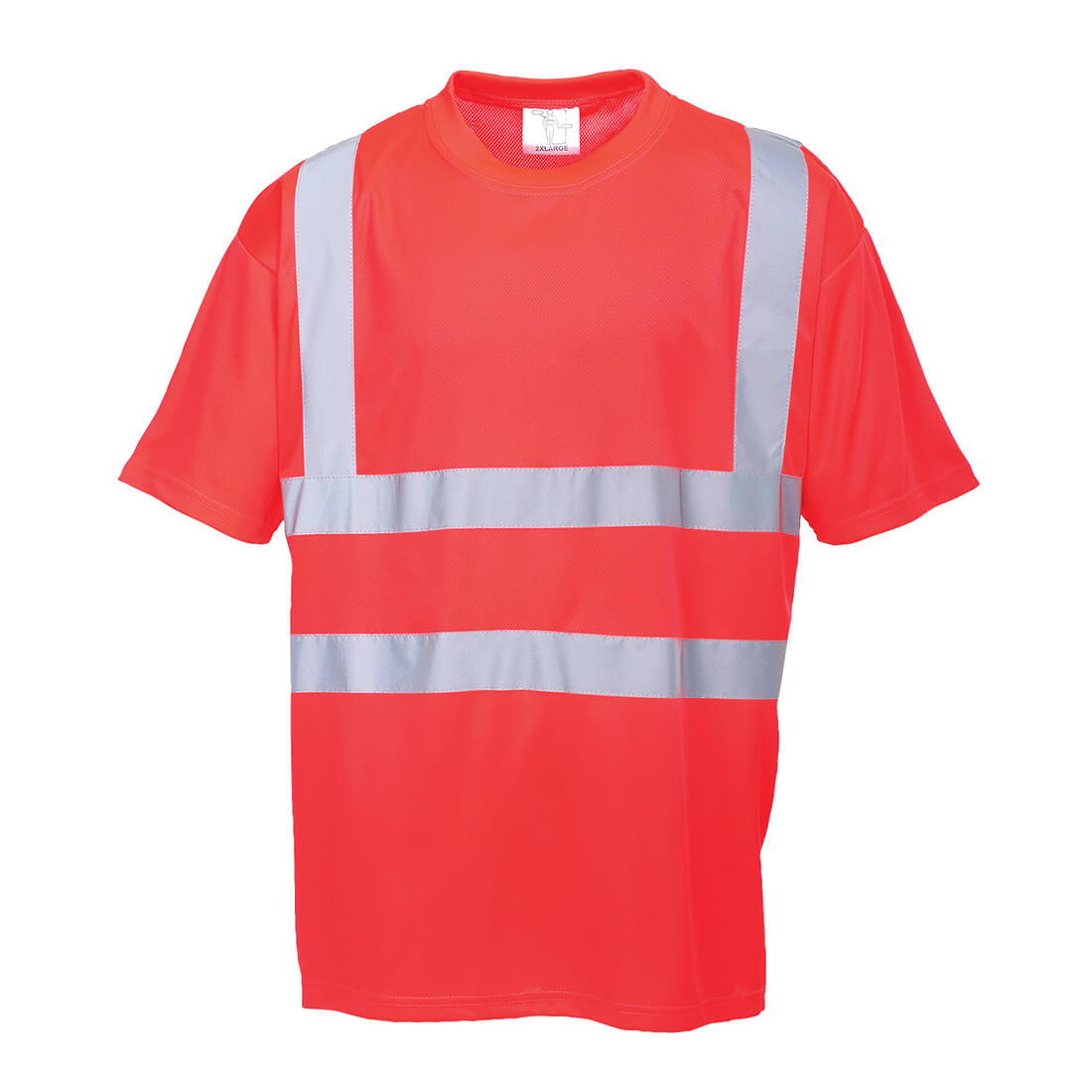 Hi Vis Mens Class 2 T Shirt Red M Price Comparisons | Compare The Build