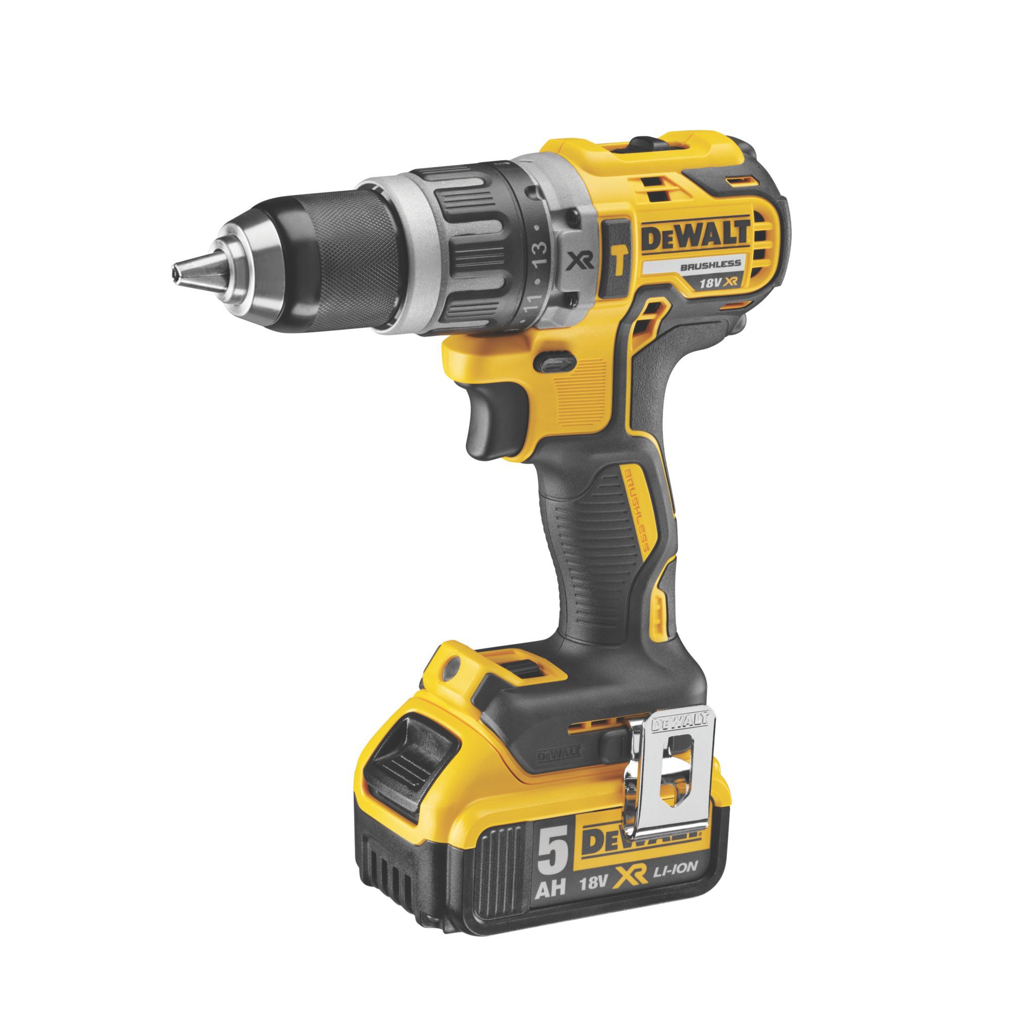 Dewalt 18V 2 X 5Ah Li-Ion Brushless Cordless Combi Drill Dcd796P2-Gb Price Comparisons | Compare The Build