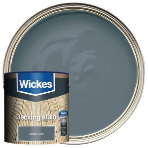 Wickes Decking Stain Carbon Grey 2.5L Price Comparisons | Compare The Build