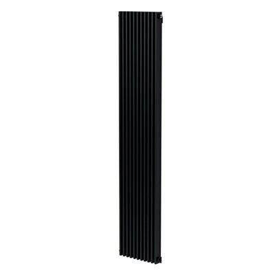 GoodHome Kensal Vertical Designer Radiator, Anthracite (W)368mm (H)1800mm Price Comparisons | Compare The Build