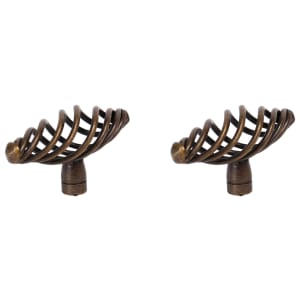 Birdcage Cabinet Knob Antique Brass 76mm - Pack of 2 | Compare The Build