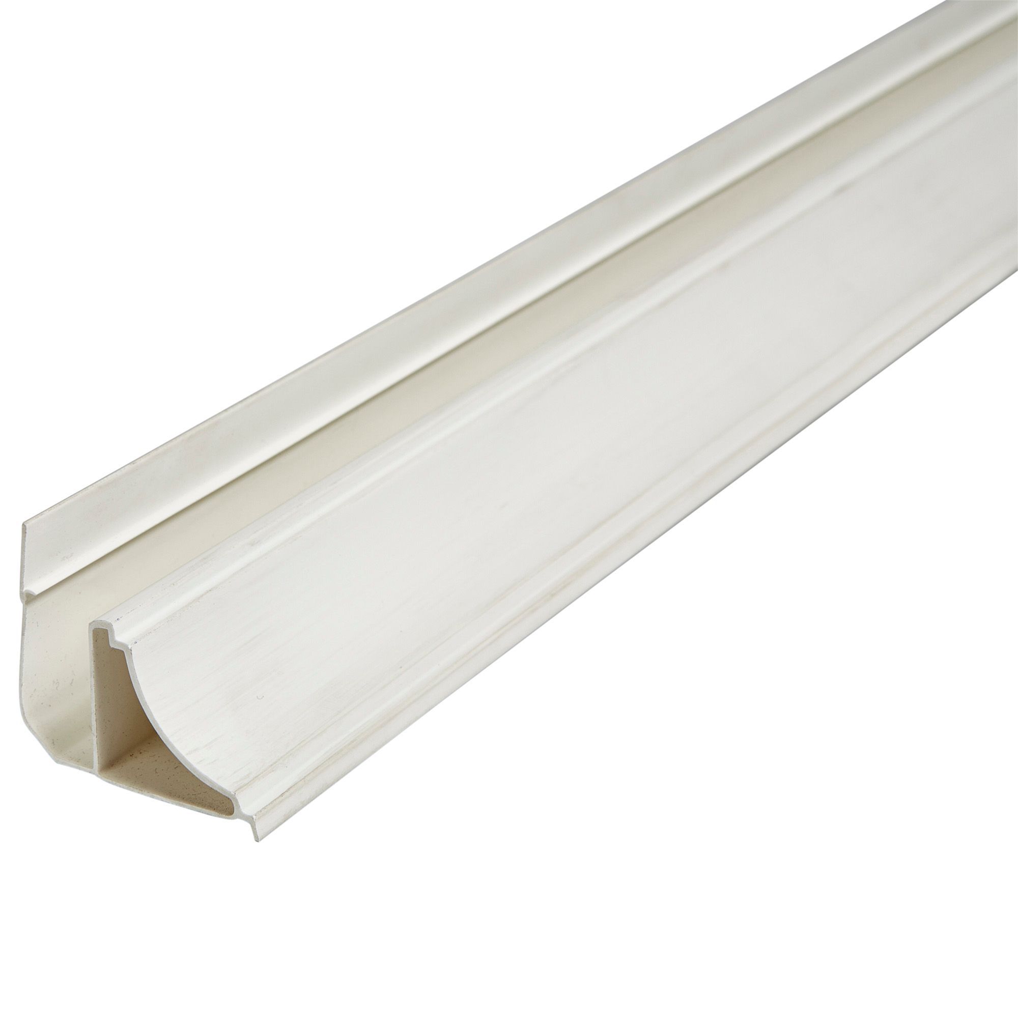 Geom Smooth White Upvc Cornice Moulding (L)2.4M (W)50mm (T)25mm 0.4Kg Price Comparisons | Compare The Build