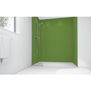 Mermaid Forrest Green Matt Acrylic Shower Single Shower Panel - 2440mm x 1200mm Price Comparisons | Compare The Build