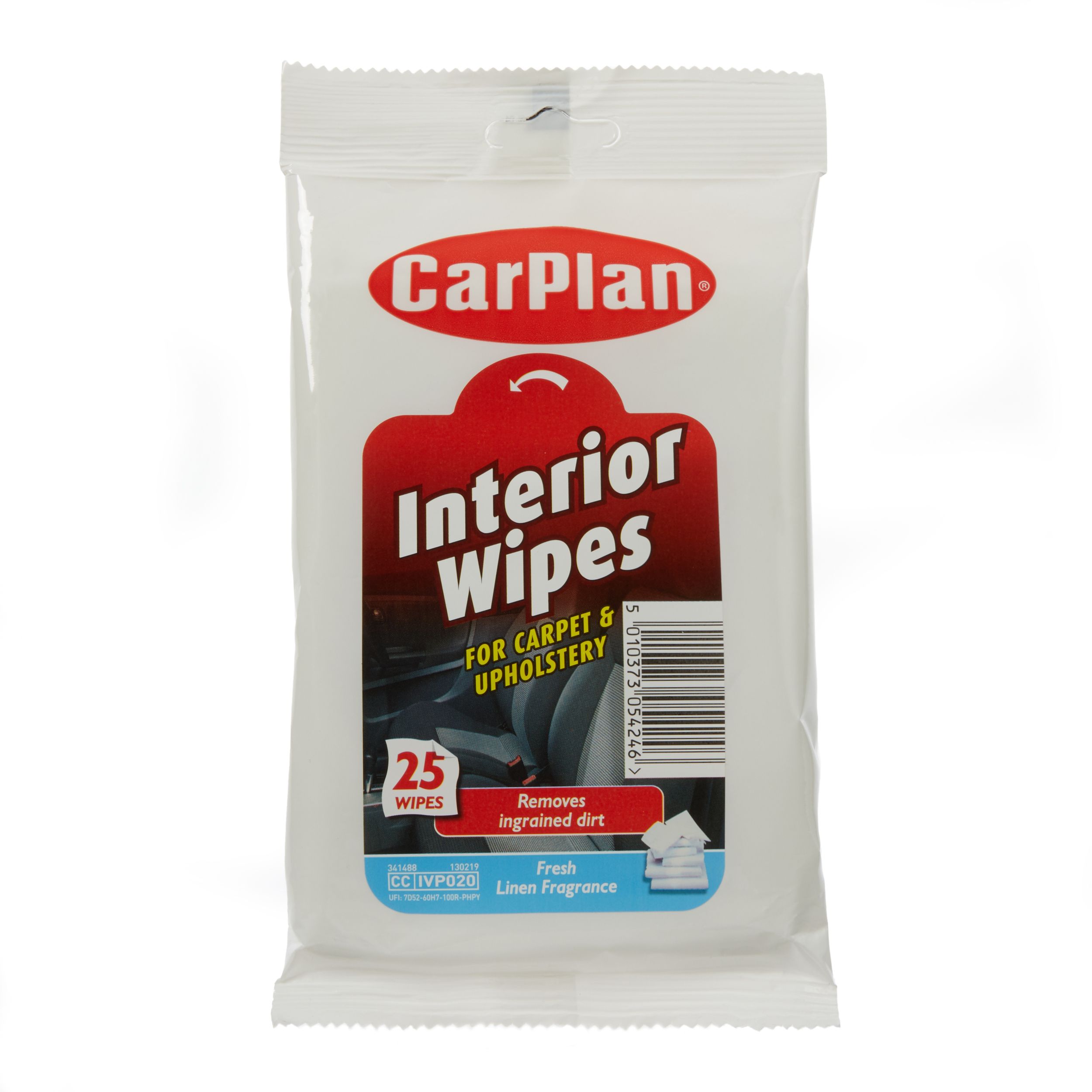 Carplan Interior Upholstery Wipes, Pack Of 25 | Compare The Build