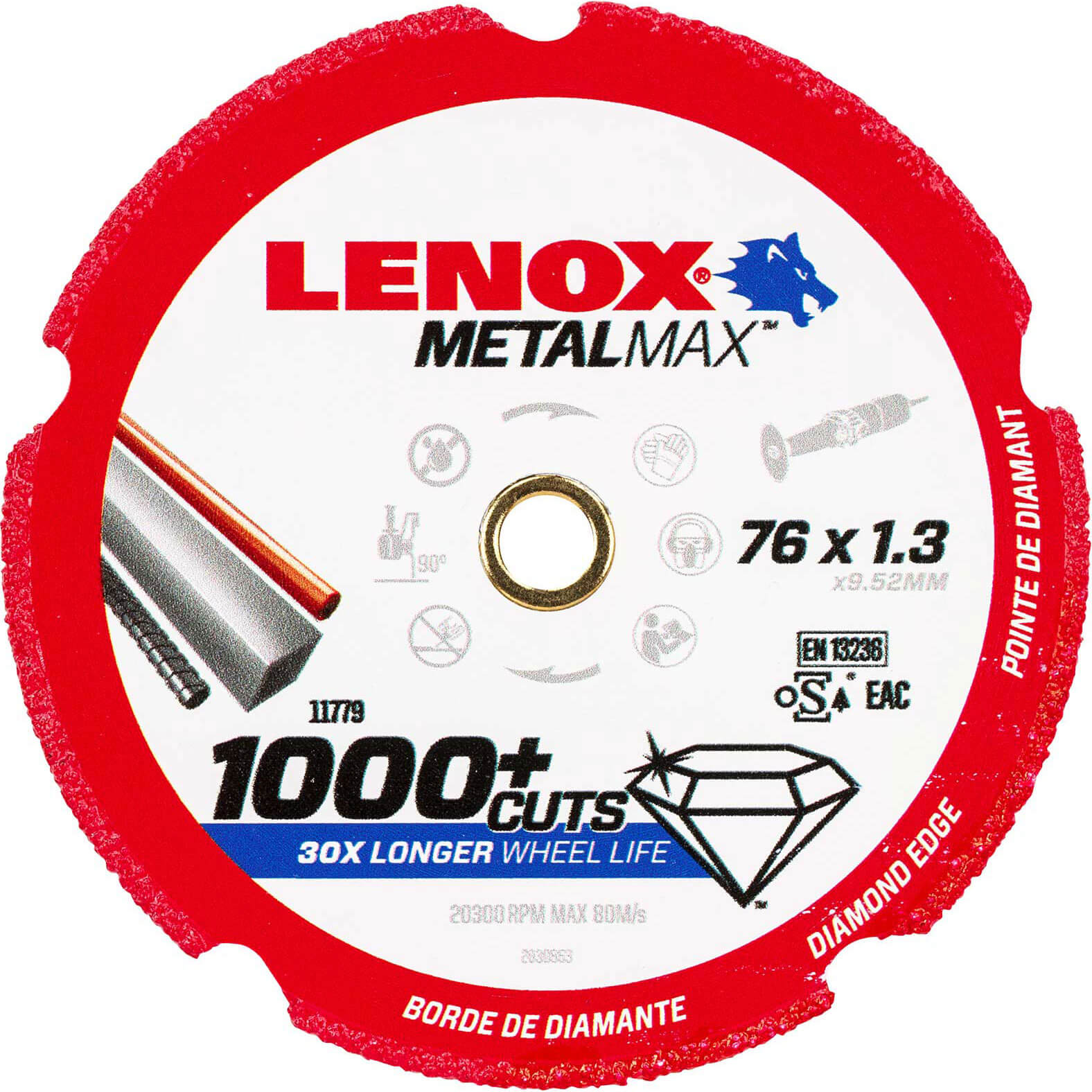 Lenox MetalMax Diamond Metal Cutting Disc 75mm Price Comparisons | Compare The Build