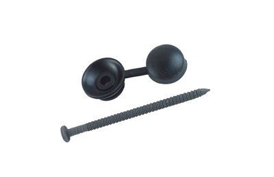 Coroline Black Fixings - 20 pack | Compare The Build