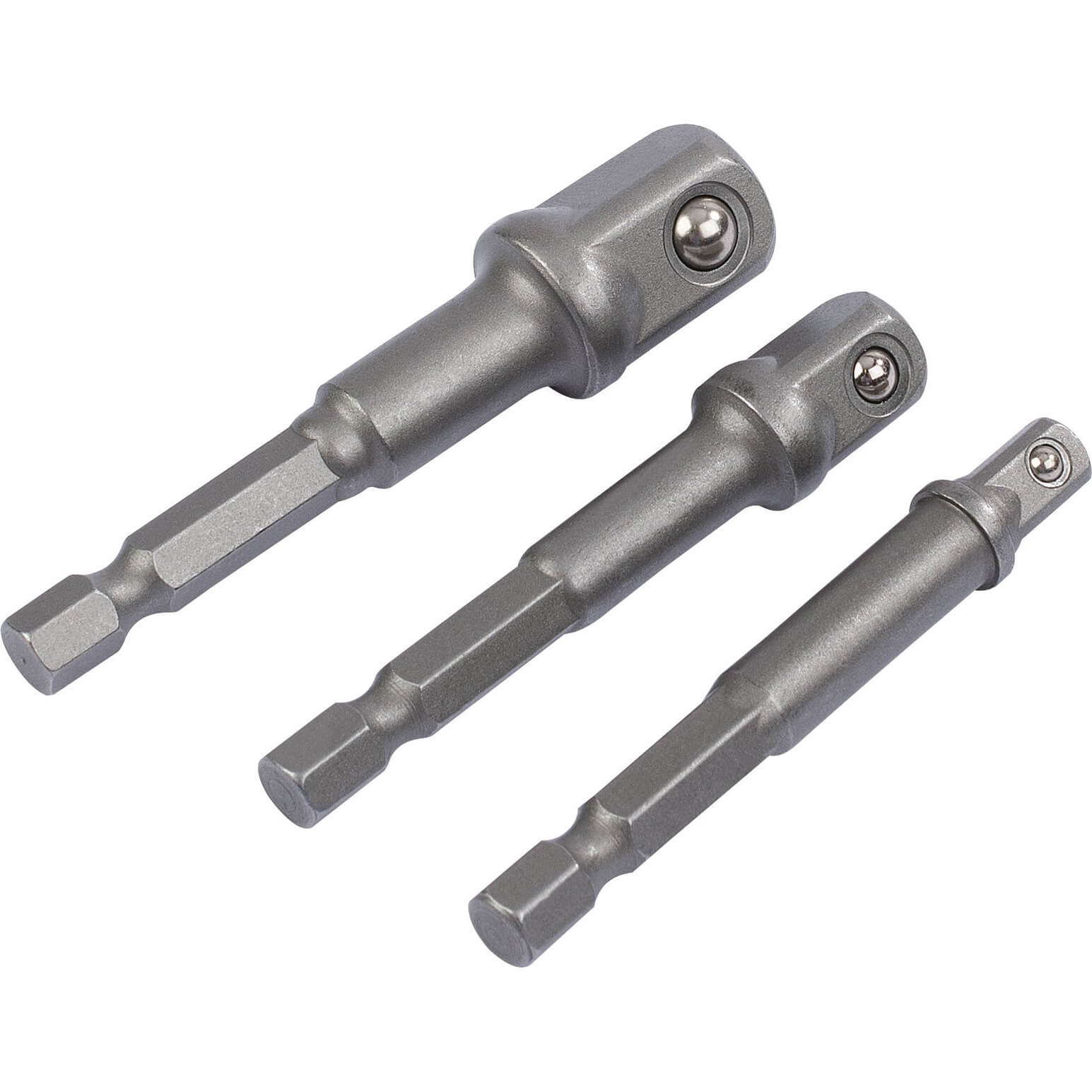 Draper 3 Piece 1/4" Hex to Square Drive Adaptor Set Price Comparisons | Compare The Build