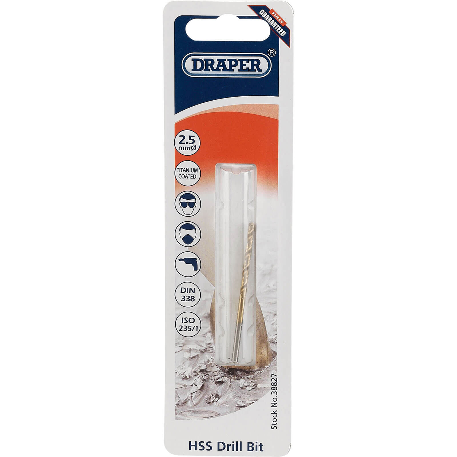 Draper HSS Titanium Coated Drill Bit 2.5mm Pack of 1 Price Comparisons | Compare The Build
