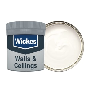 Wickes Vinyl Matt Emulsion Paint Tester Pot - Frosted White No.135 - 50ml Price Comparisons | Compare The Build