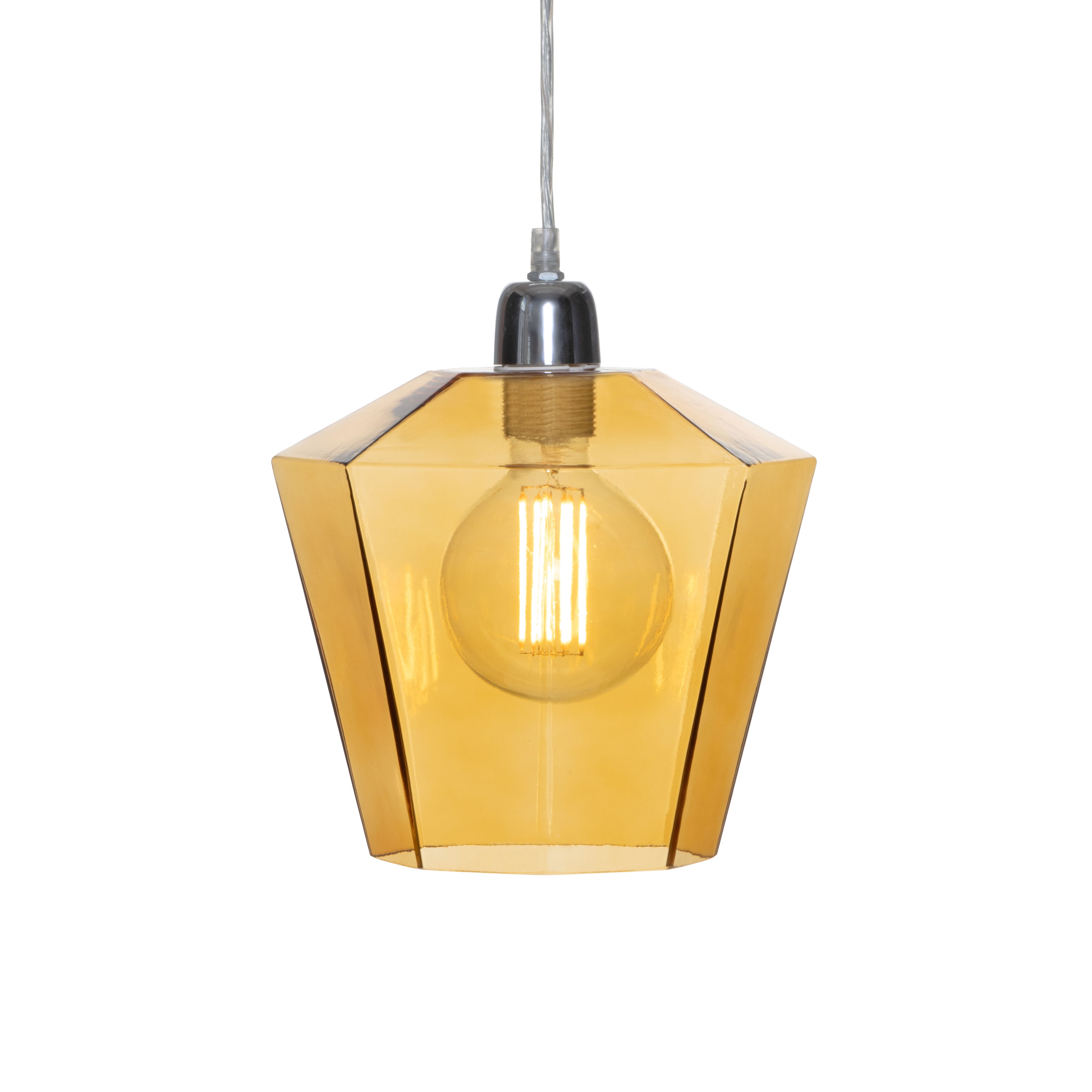 Inlight Midi Amber Light Pendant, (Dia)225mm Price Comparisons | Compare The Build