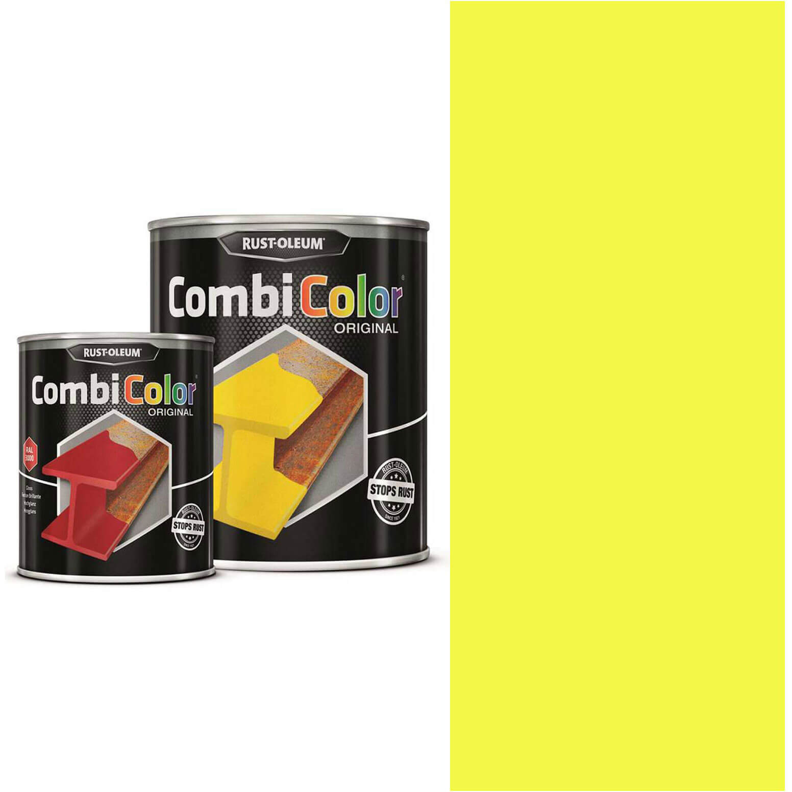 Rust Oleum CombiColor Metal Protection Paint Light Yellow 750ml Price Comparisons | Compare The Build