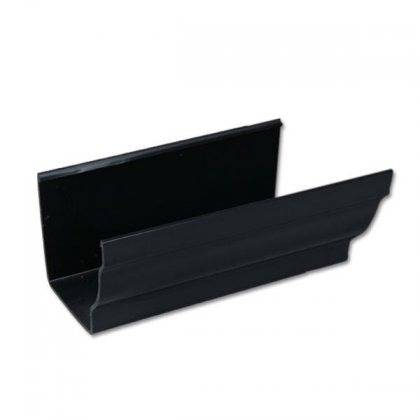 FloPlast Black Ogee Gutter 4 Mtr RGN4.BL Price Comparisons | Compare The Build