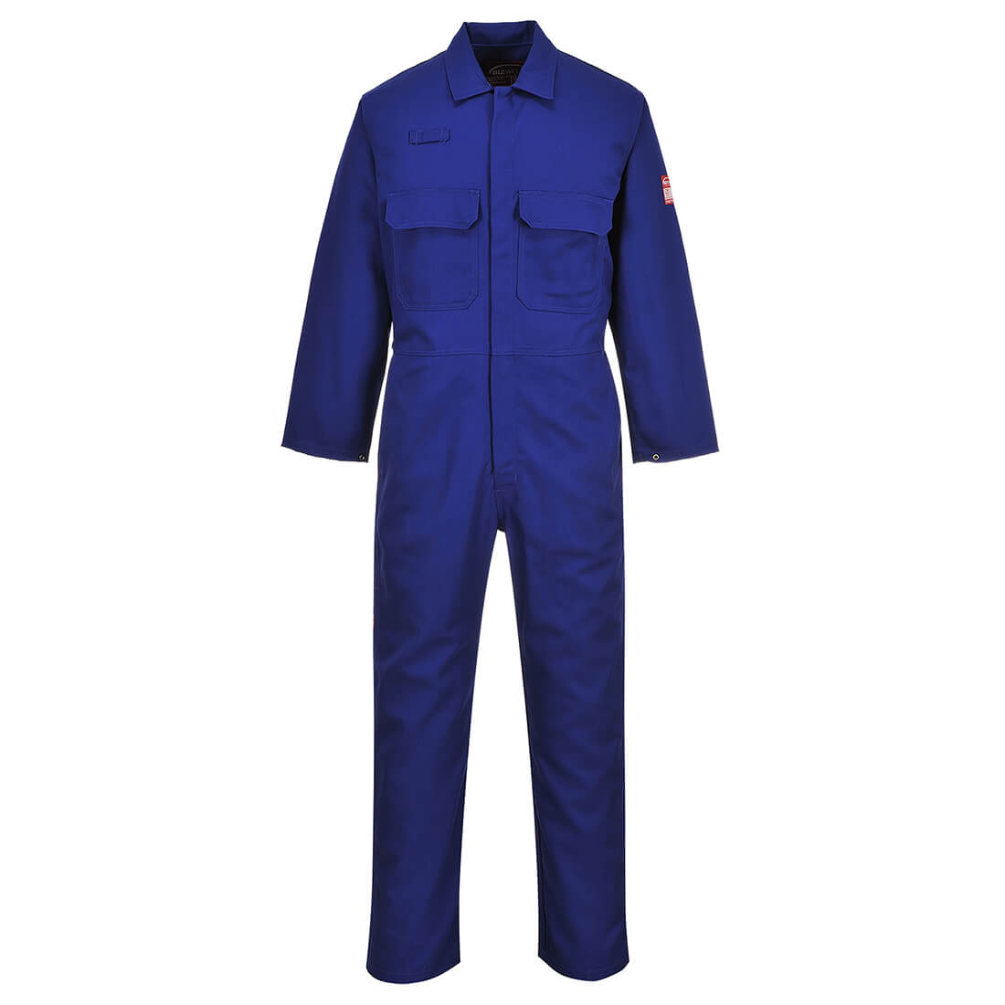 Biz Weld Mens Flame Resistant Overall Royal Blue 3XL 32" | Compare The Build