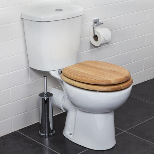 Croydex Rutland Flexi-Fix Soft Close Round Oak Solid Wood Toilet Seat - WL602376H Price Comparisons | Compare The Build