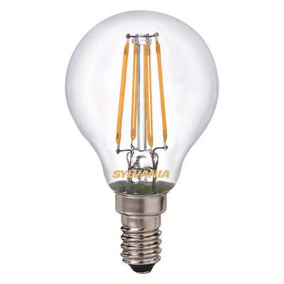 Sylvania E14 4W 420Lm Round Led Filament Light Bulb Price Comparisons | Compare The Build