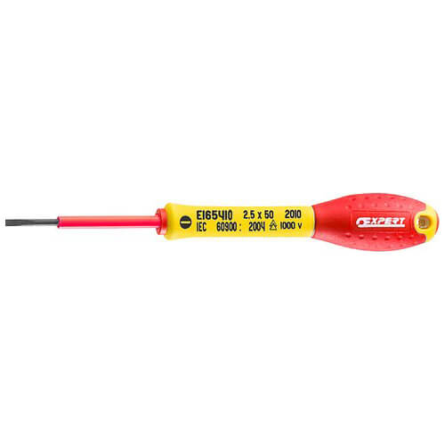 Expert by Facom VDE Insulated Parallel Slotted Screwdriver 2.5mm 50mm Price Comparisons | Compare The Build