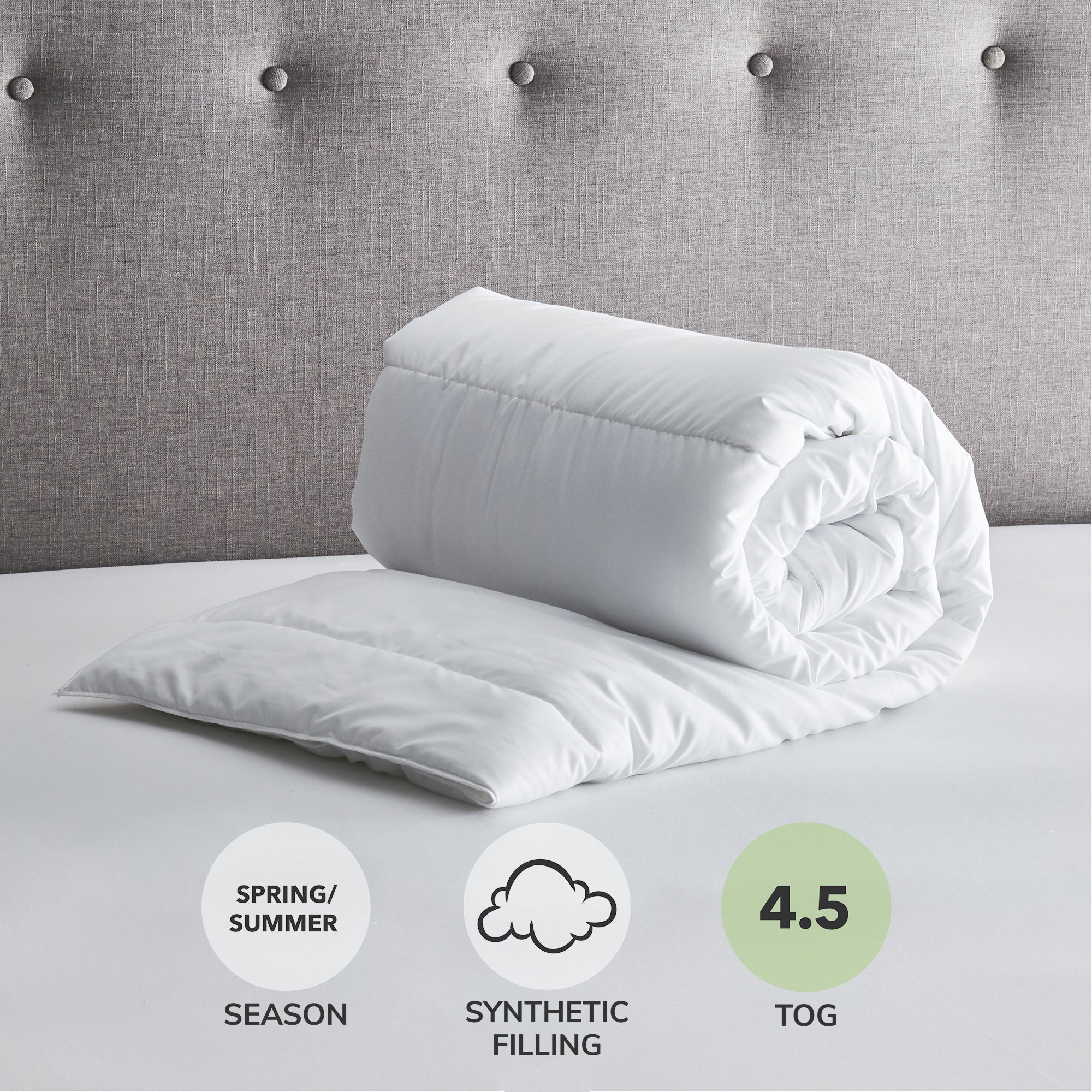 Fogarty Anti Allergy 4.5 Tog Duvet White Price Comparisons | Compare The Build