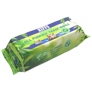 Hippo Multi Purpose Large Bamboo Wipes - Pack of 80 | Compare The Build