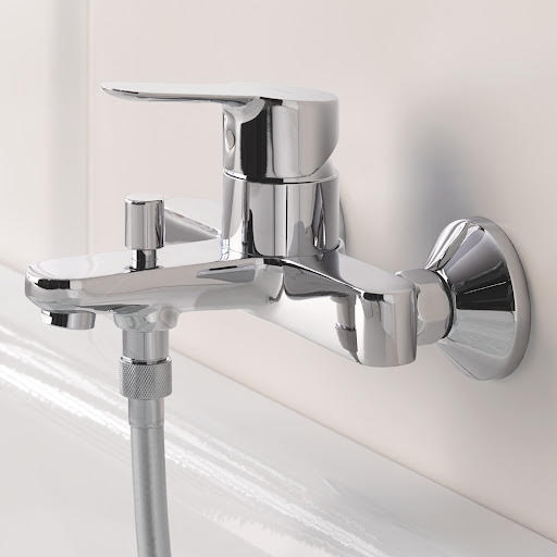 Grohe Start Edge Wall Mounted Exposed Bath Mixer Tap 23348000 Price Comparisons | Compare The Build