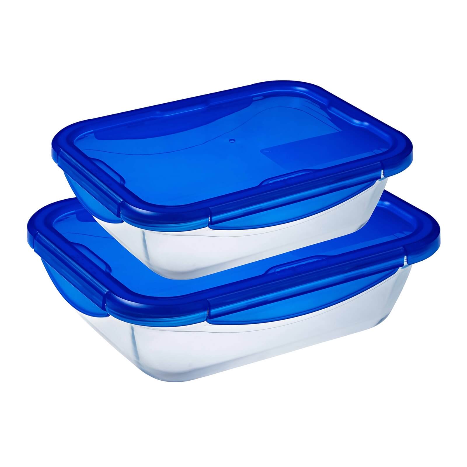 Pyrex Cook & Go 2 Piece Food Storage Set - Blue Price Comparisons | Compare The Build