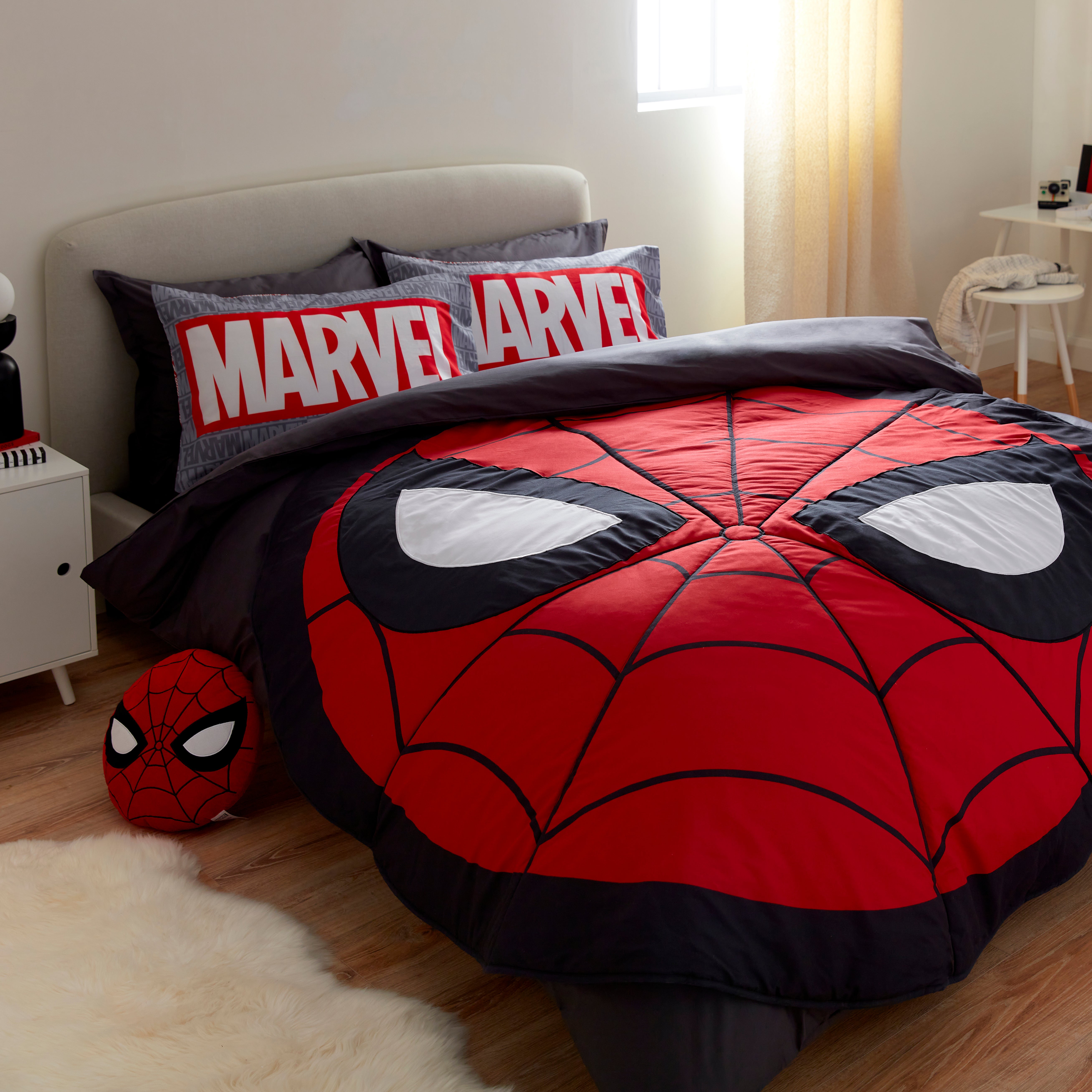 Marvel Spider-Man Bedspread Red Price Comparisons | Compare The Build
