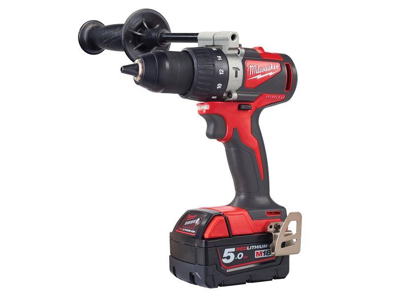 Milwaukee Power Tools MILM18BLPD2X M18 BLPD2-502X Brushless Combi Drill 18V 2 x 5.0Ah Li-ion | Compare The Build