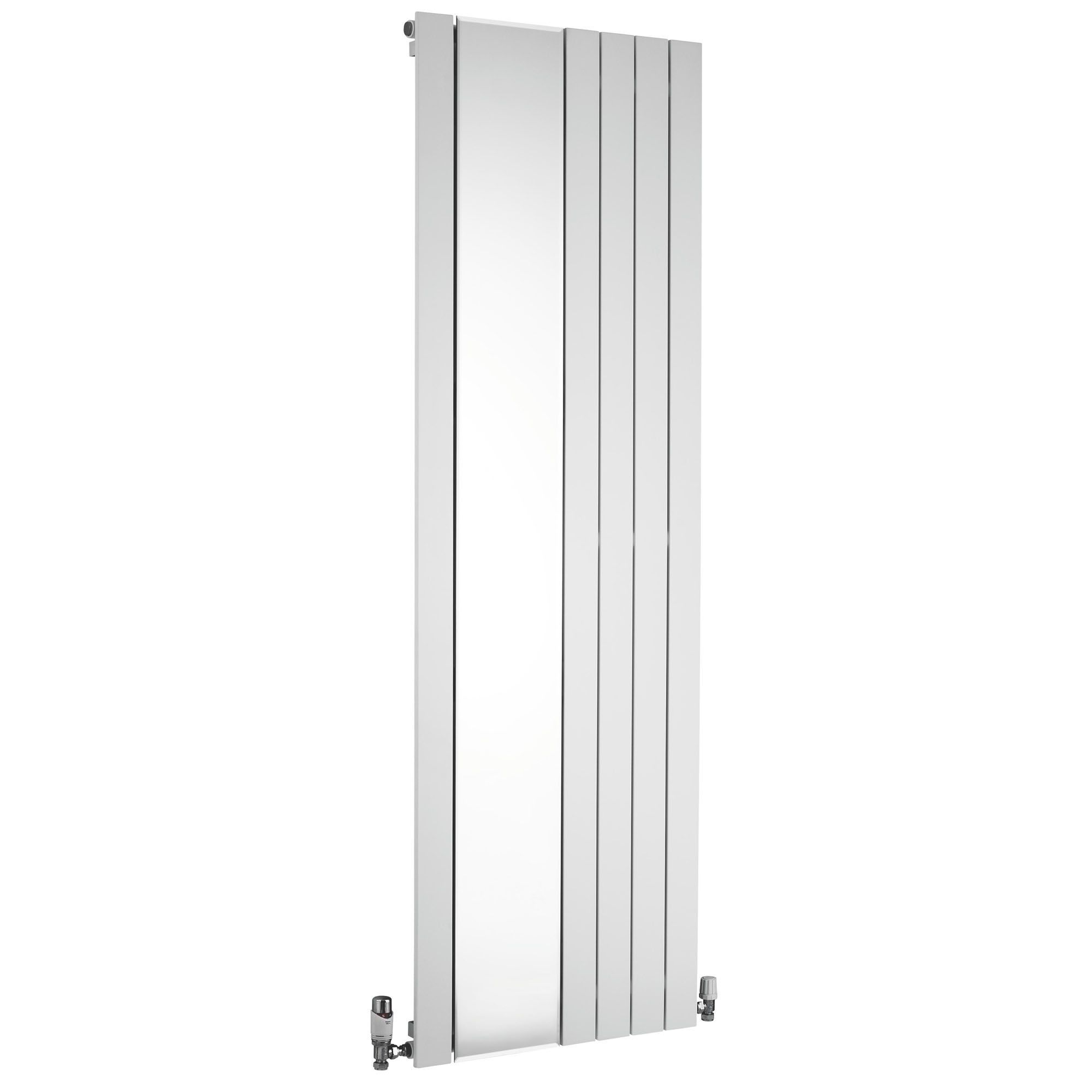 Ximax Vertirad Mirror Horizontal Or Vertical Designer Radiator, White (W)595mm (H)1800mm Price Comparisons | Compare The Build