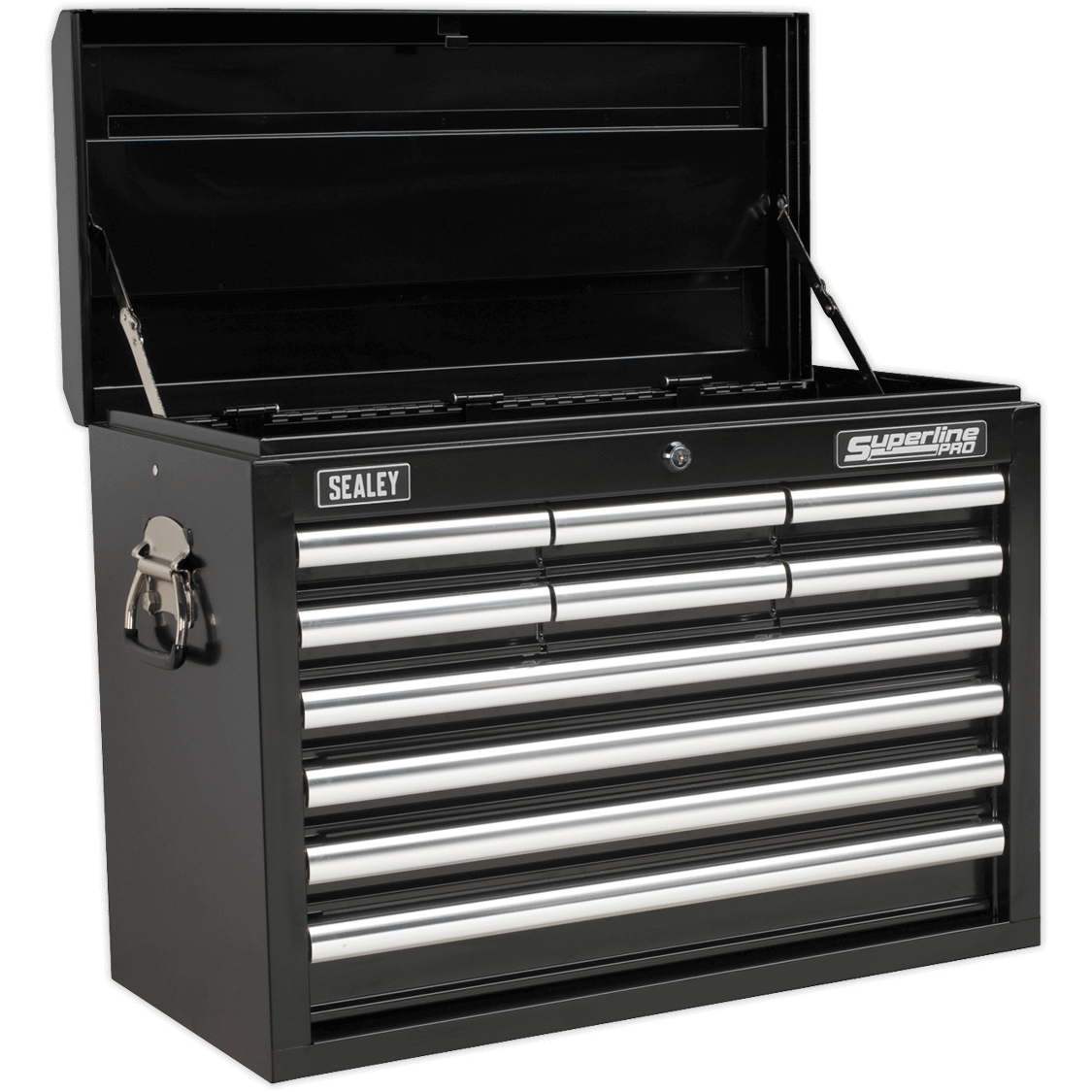 Sealey Superline Pro 10 Drawer Heavy Duty Tool Chest Black Price Comparisons | Compare The Build