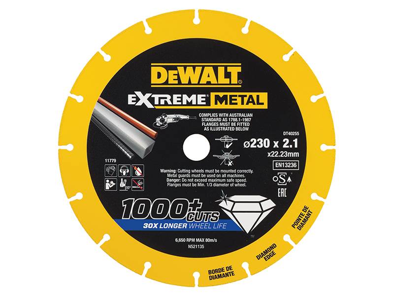 DeWalt Extreme Diamond Metal Cutting Disc 230mm | Compare The Build