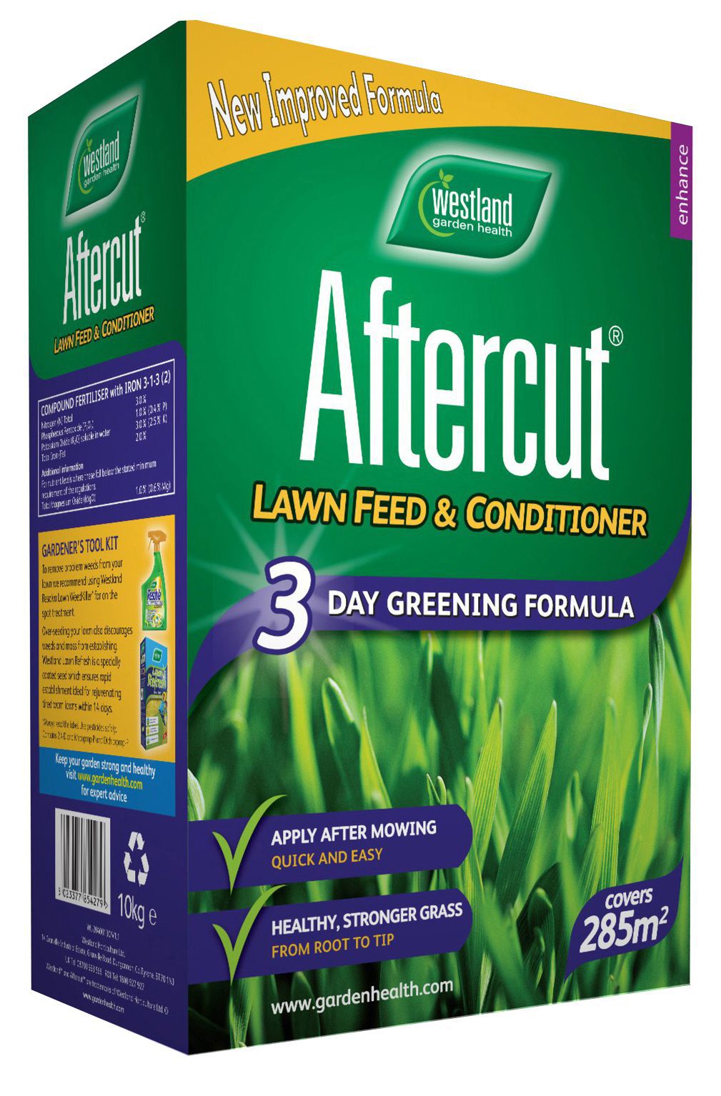 Westland ® Aftercut 3 Day Green Lawn Feed 285 M² 10Kg Price Comparisons | Compare The Build