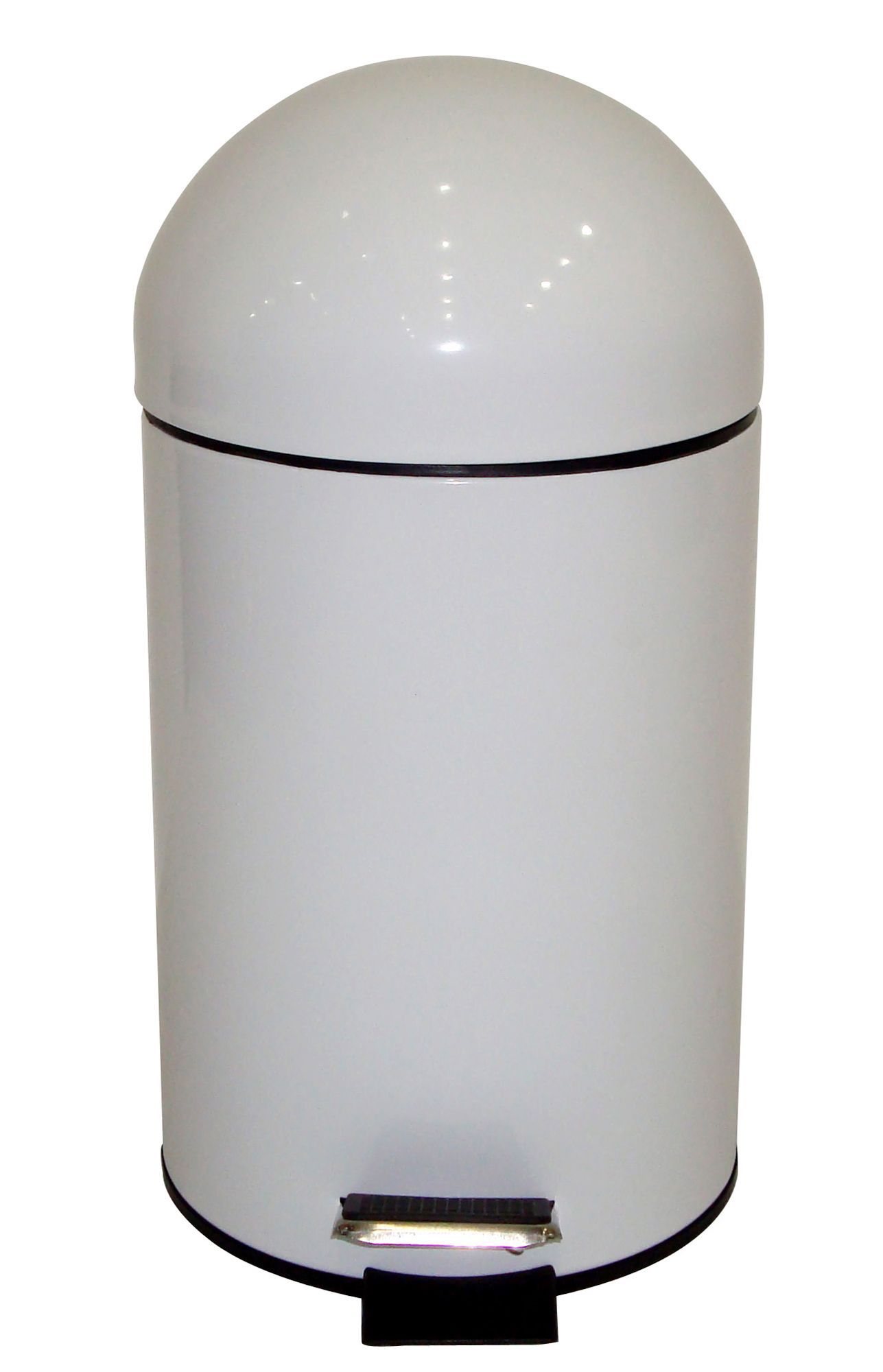 Cooke & Lewis Dome White Steel Bullet Pedal Bin, 3L Price Comparisons | Compare The Build