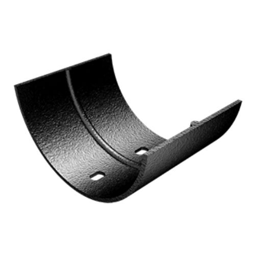 Cast Aluminium Half Round Gutter Union - 125mm Black Price Comparisons | Compare The Build